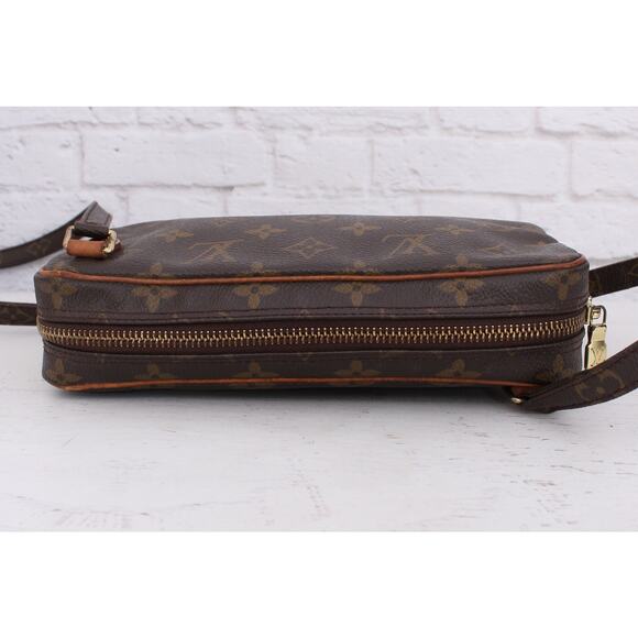 Louis Vuitton Marly Bandouliere Monogram Crossbody Purse Leather Handbag A4314 - Picture 10 of 11